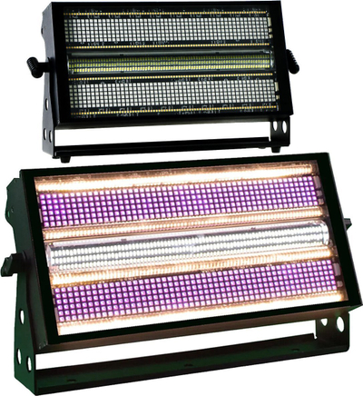 Стробоскоп сценски Light4Me Aurora Strobe, LED RGB, професионален, бел