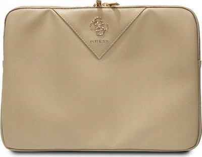 Këllëf laptopi Guess GUCS14ZPGSTEGD, 14", lëkurë eko, ngjyrë gold