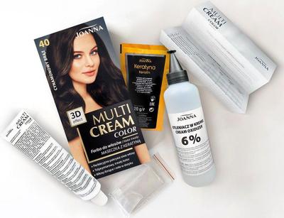 Ngjyrë për flokë Joanna Multi Cream, nr. 40, e kaftë