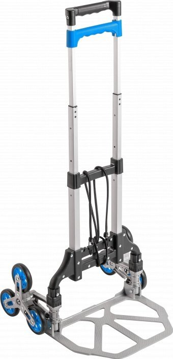 Karrocë palosëse për transport në shkallë Stair Transport Cart, kapacitet 70 kg, gri