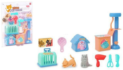 Set lodrash për mace Mine Pet Home, për kalamaj 3+ vjeç, shumëngjyrësh