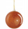 Top dekorativ për pemë Mica SAFE PLASTIC BAUBLE 8cm, plastikë, me shkëlqim, portokalli