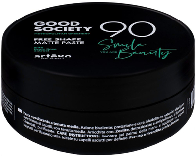 Krem modelues flokësh Artego Mattifying Styling Paste 90, efekt mat, 100ml