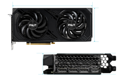 Kartelë grafike Palit GeForce RTX 4070 SUPER Dual OC 12GB GDDR6X