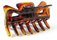 Kapëse flokësh Donegal Amber Hair Clip FA-5814, 6 x 3 cm, ngjyrë qelibar