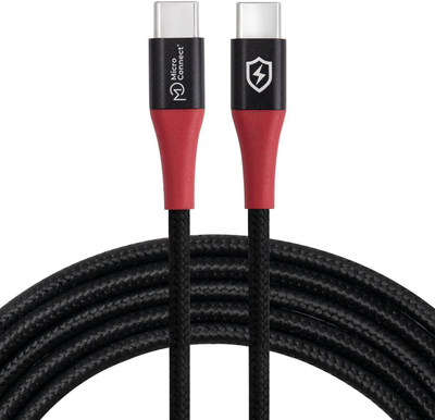 Kabllo USB C në USB C Microconnect Safe Charge, kabllo karikimi dhe të dhënash, e bardhë