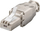 Prizë modulare RJ45 Techly 105872, Cat6a 10G, STP, beige