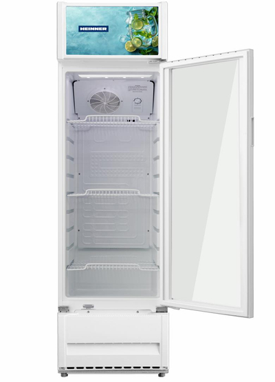 Vitrinë frigoriferike Heinner HSC-M213WHB, 213L, 3 rafte, e bardhë