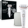 Депилатор Braun Silk-epil SES9000, електричен, без кабел, бел