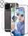 Set mbrojtës CARE by PanzerGlass 3‑në‑1 për iPhone 16 Pro, xham ekrani, case dhe mbrojtëse lentesh, transparent