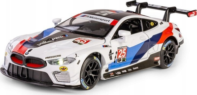 Maket veture Daff RMZ Hobby BMW M8 GTE 2018, shkalla 1:32, shumëngjyrësh