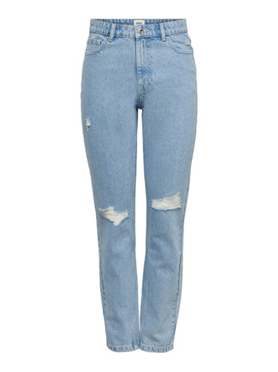 Xhinse Only ONLJAGGER Mom Fit, të kaltra