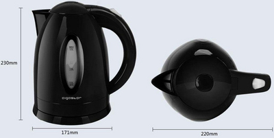 Çajnik Aigostar 300104JQM, 1.7 L, i zi