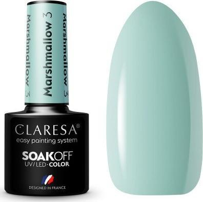 Manikyr xhel Clareza Marshmallow 3, UV LED SoakOff, 5g, mente pastel