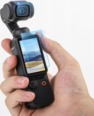 Set mbrojtës ekrani Sunnylife OP3-BHM717 për DJI Osmo Pocket 3, xham i temperuar 9H, transparencë 99%, transparent