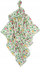 Pelenë bambu Bocioland Flowers, 120x120 cm, shumëngjyrëshe