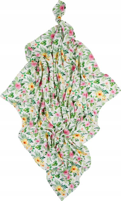 Pelenë bambu Bocioland Flowers, 120x120 cm, shumëngjyrëshe