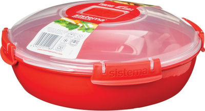 Pjatë për mikrovalë Sistema Microwave Plate, 1.3L, rrumbullake, me kapak