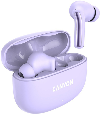 Безжични слушалки Canyon OnGo 9, батерија 6 часа, виолетова