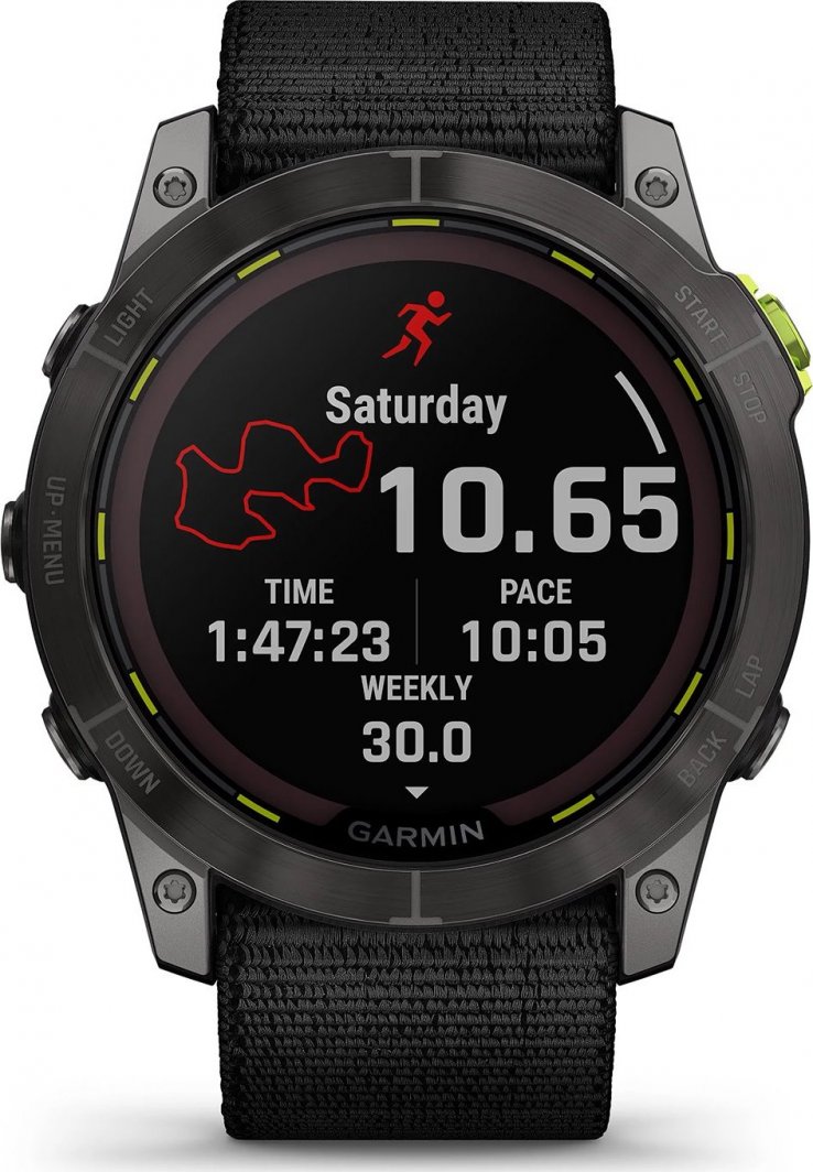 Orë Smart Garmin Enduro 2, e zezë 5