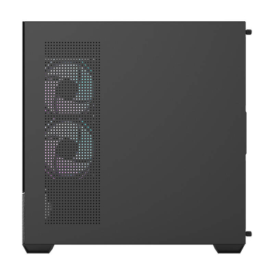 Kuti kompjuteri DarkFlash, PSU 700W, 6 ventilatorë RGB, e zezë