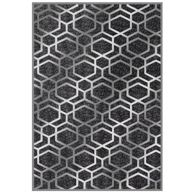 Tepih JOSIANE 160×230 me thekë HM7675.31, gri/ argjendtë