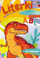 Libër punues për fëmijë Letters With Dinosaurs, mësimi i shkronjave, faqe për ngjyrosje, shumëngjyrësh