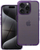 Këllëf telefoni Matrix Clear Case për iPhone 15 Pro Max, transparent, kundër goditjeve, vjollcë e çelët