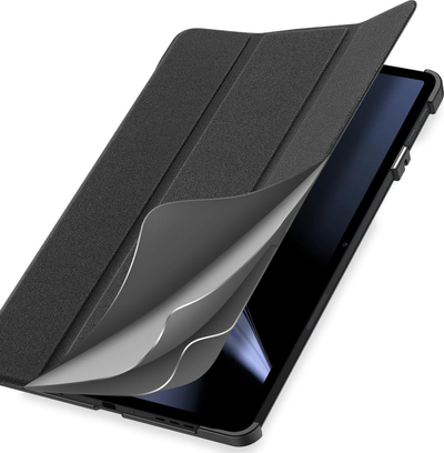 Këllëf tablet Dux Ducis Domo për Oppo Pad 11, me mbajtëse, Smart Sleep, i zi