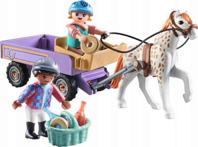 Set lojërash Playmobil Horses of Waterfall 71496 Pony Carriage, figurina, shumëngjyrëshe