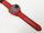 Orë dore Diesel DZ4619 Baby Chief, 43mm, me diell, rrip i kuq