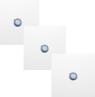 Set xhama lente OEM për iPhone 13 Pro 13 Pro Max, 3 copë, blu e errët