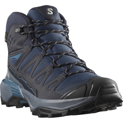 Çizme trekking Salomon X Ultra 360 Mid GORE-TEX, që s’i kap uji, taban Contagrip, blu e errët