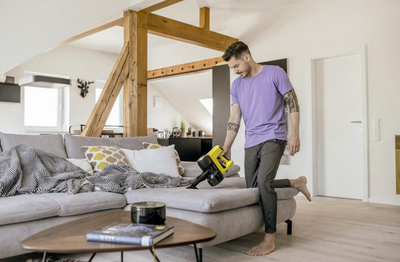 Fshesë elekrtike Karcher VC 4 myHome, 0.65l, 21.6V, e zezë / e verdhë