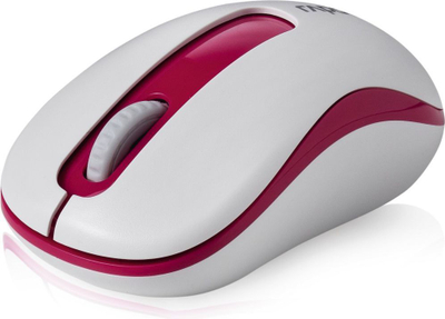 Maus Rapoo M10PLUS, wireless, USB, i bardhë dhe i kuq