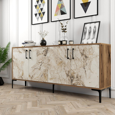 Komodë melamine 180×35×78 cm (HM9428.02)