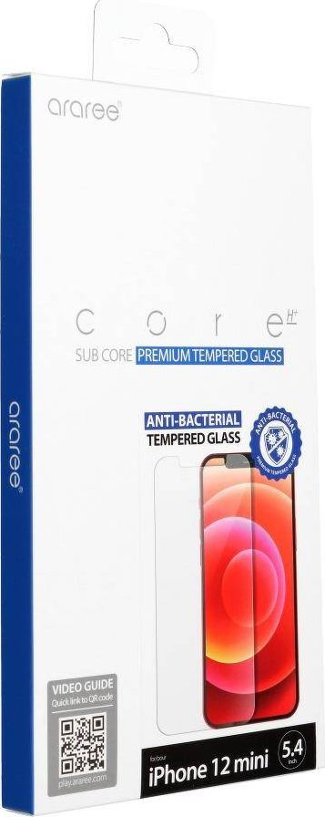 Xham mbrojtës Araree Sub Core për iPhone 12 Mini, antibakterial, 5.4\", i tejdukshëm