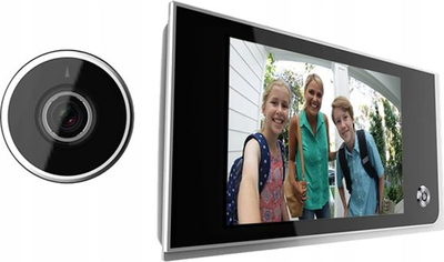Sy elektronik dere MBG LINE, LCD 3.5", kënd 120°, i zi