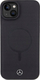 Mbulesë telefoni Mercedes MEHMP15M23RCMK për iPhone 15 Plus 6.7", lëkurë ekologjike, MagSafe, e zezë