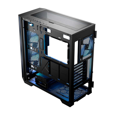 Kuti kompjuteri MODECOM HORIZON ARGB Flow, MIDI, USB 3.0, Type C, e zezë