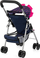 Karrucë lodër për kukulla Bayer Buggy, me tendë dielli, paloset, blu rozë