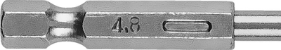 Set gërryerësh për hekur Graphite, 4.8 mm, bisht gjashtëkëndor, 2 copë