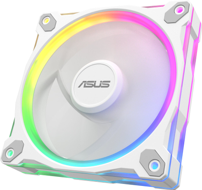 Ventilator kompjuteri ASUS Prime MR120, 12 cm, ARGB, i bardhë