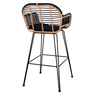 Stol bari Allegra HM5690 55×60×109 cm, zezë/ bezhë