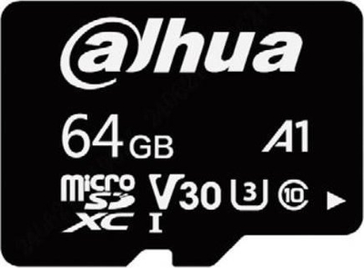 Kartë memorie microSDXC Dahua TF L100, 64GB, Class 10, e zezë