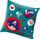 Jastëk dekorativ Pirate Cushion, 45 x 45cm, për fëmijë, shumëngjyrësh