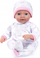 Kukull bebe Bayer Design Reborn 15, set aksesorësh, 38cm, e bardhë rozë me elefant