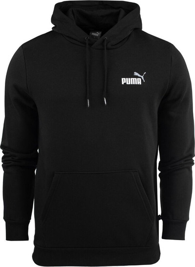 Bluzë me kapuç Puma ESS+ 2 Col Small Logo FL, për burra, e zezë
