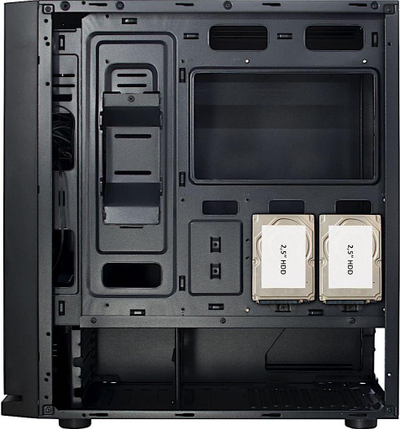 Kasë Inter-Tech W-III RGB, Midi Tower