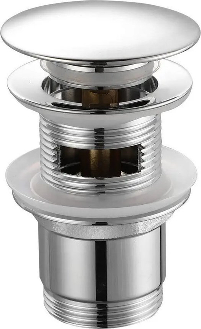 Tap lavamani click clack, diametër 66mm, krom